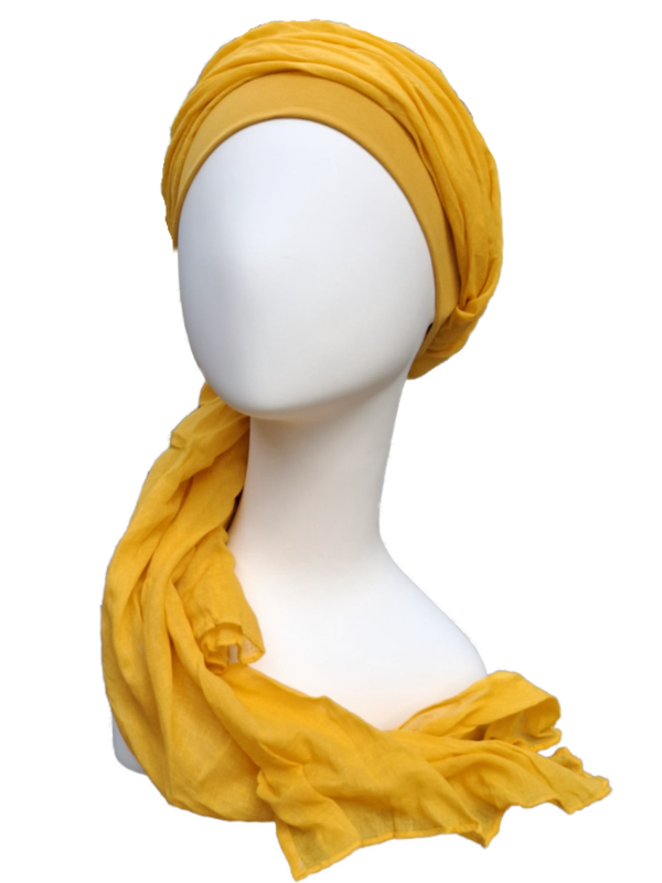 New Delhi Oker - hoofddoekjes chemo Chemo mutsjes hoofddoekjes chemo Lookhatme