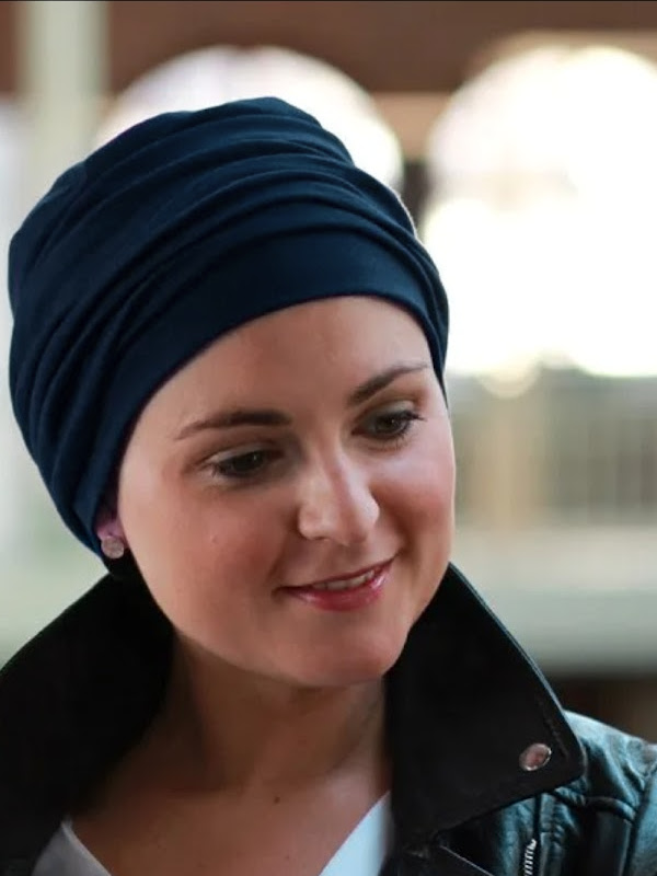 Chemo mutsje Noa Navy N1692 Chemo mutsjes Noa