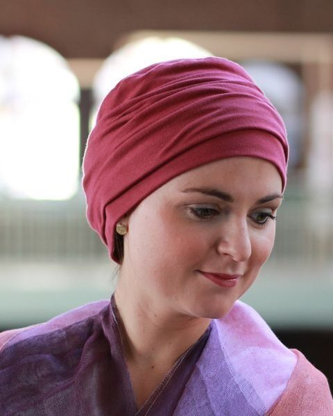 Chemo mutsje Noa Rood N171 Chemo mutsjes - chemo muts Noa rood